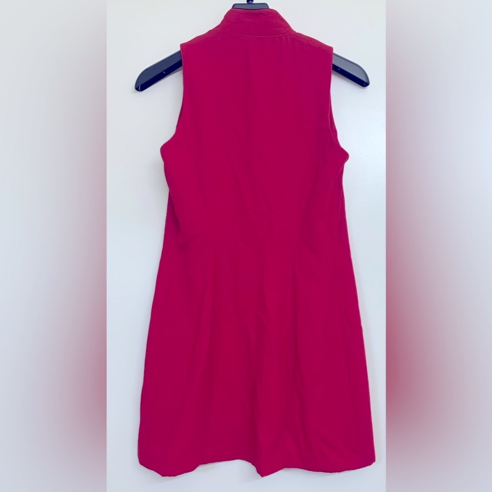 La Belle Red Midi Dress with Black Accents - Picture 4 of 4